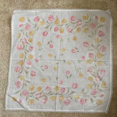 Vintage floral Pierre Cardin handkerchief - image 1