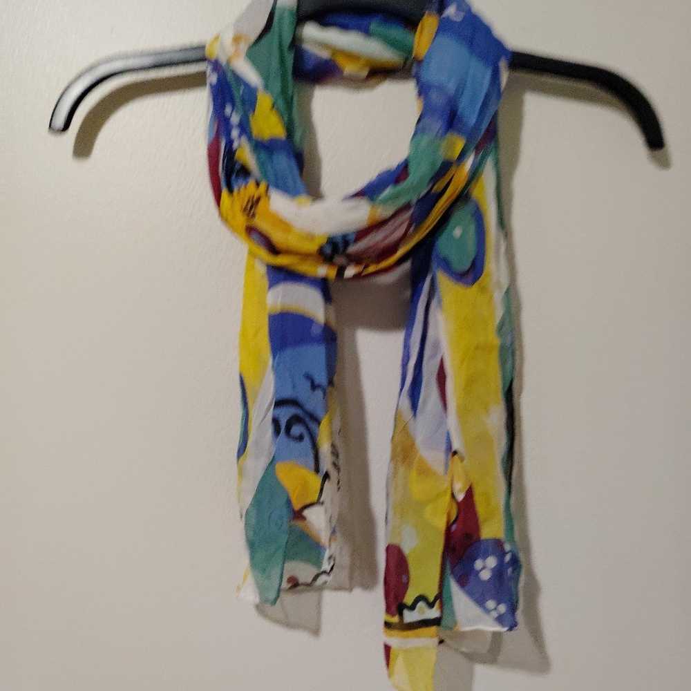 Possibly Picasso Vintage Silk Scarf - image 2