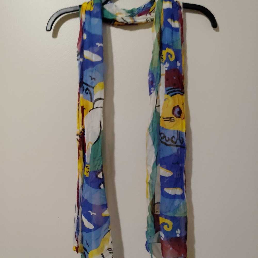 Possibly Picasso Vintage Silk Scarf - image 3