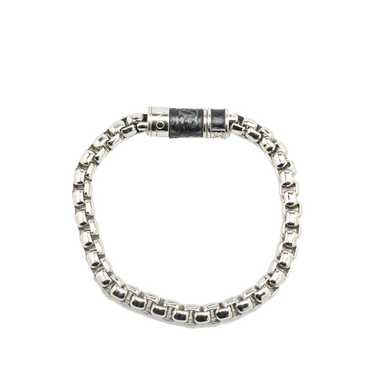 Louis Vuitton Monogram silver bracelet