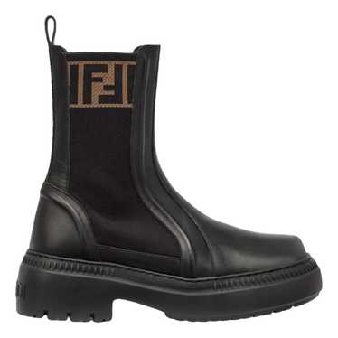 Fendi Leather biker boots