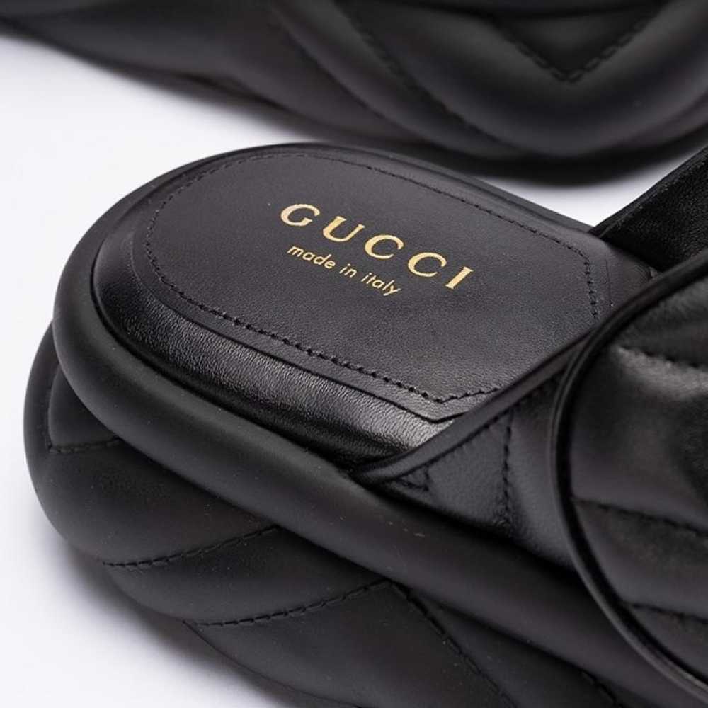 Gucci Marmont leather sandal - image 3