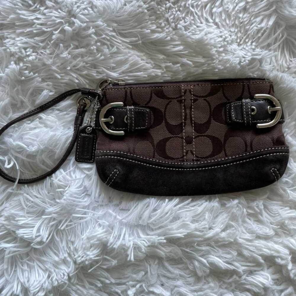 Vintage Coach Wristlet - image 1