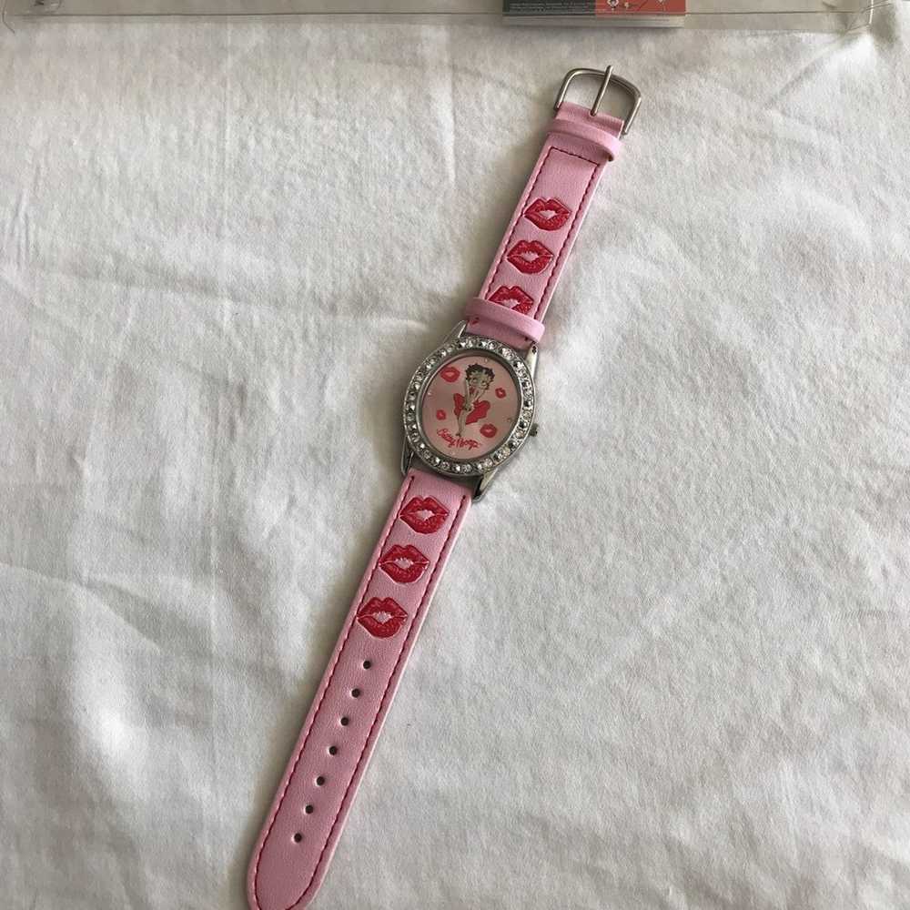 Betty Boop Watch Pink Vintage 2002 - image 3