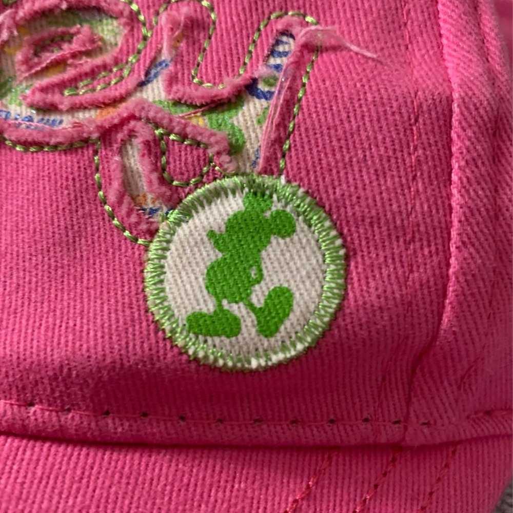 Disney parks vintage hot pink baseball hat says M… - image 6