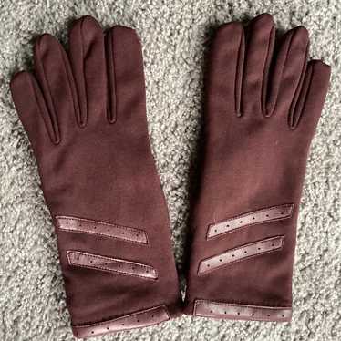 Vintage NOS Womens/Ladies OSFA Driving Gloves Burg