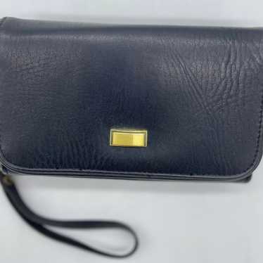 Vintage TR Bentley Black Wallet Wristlet W/ Mirro… - image 1