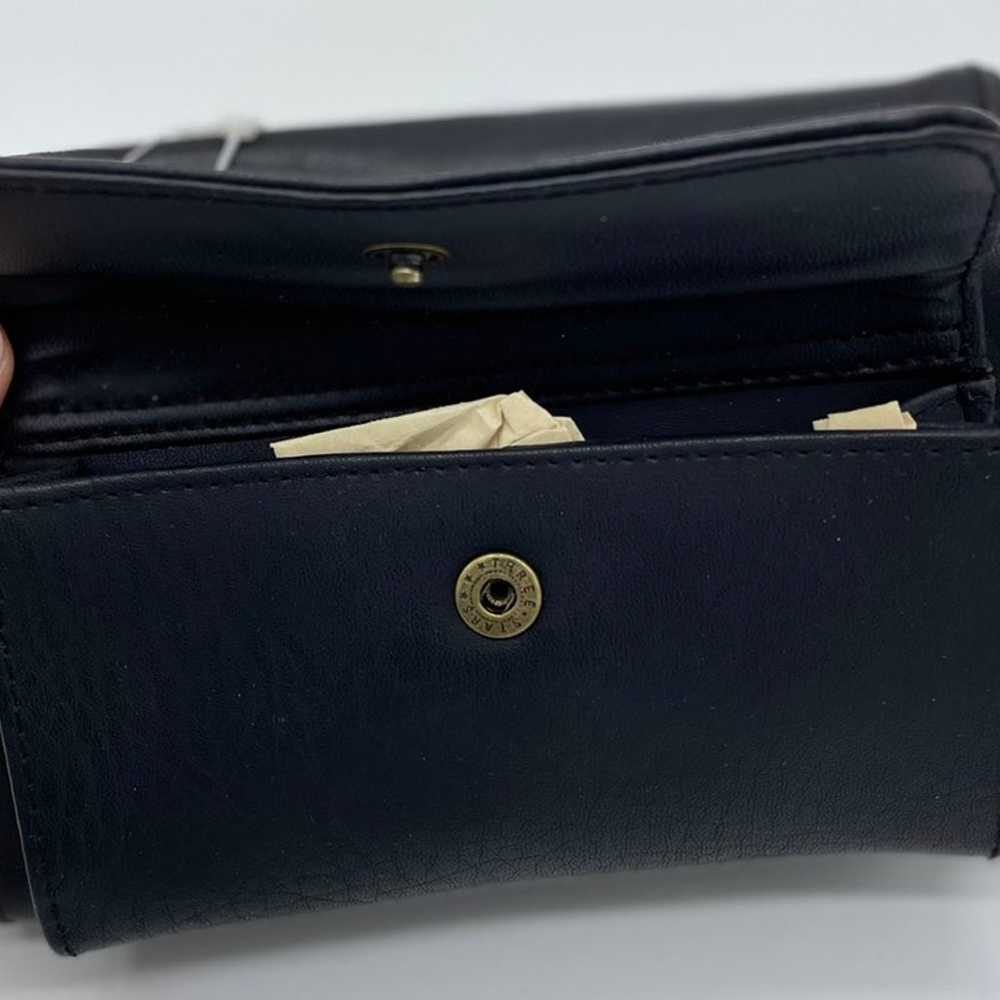 Vintage TR Bentley Black Wallet Wristlet W/ Mirro… - image 7