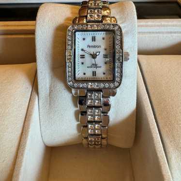 Women’s Vintage Armitron  Mother of Pearl Watch - image 1