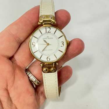 VTG Anne Klein gold tone watch