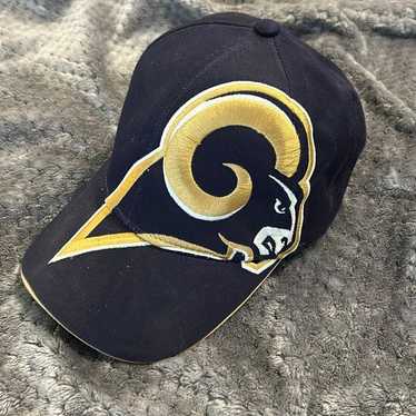 Amazing condition Vintage Rams Football NFL hat b… - image 1