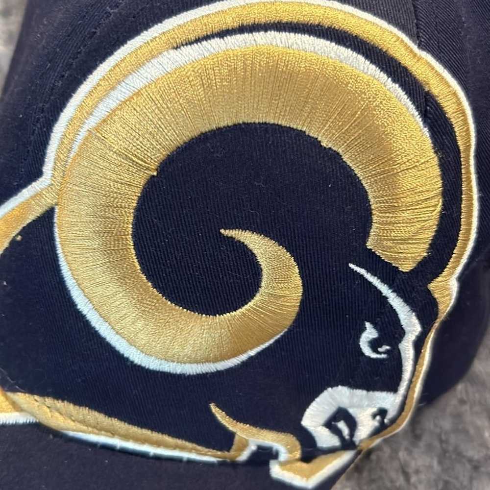 Amazing condition Vintage Rams Football NFL hat b… - image 2