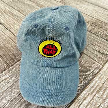 Vintage Nickelodeon All That Dad Hat Denim Strapb… - image 1