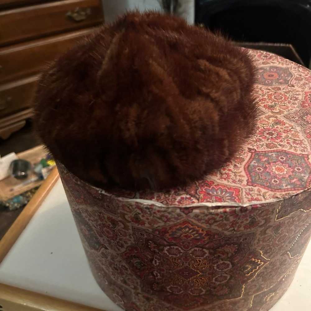 Vintage mink hat - image 2