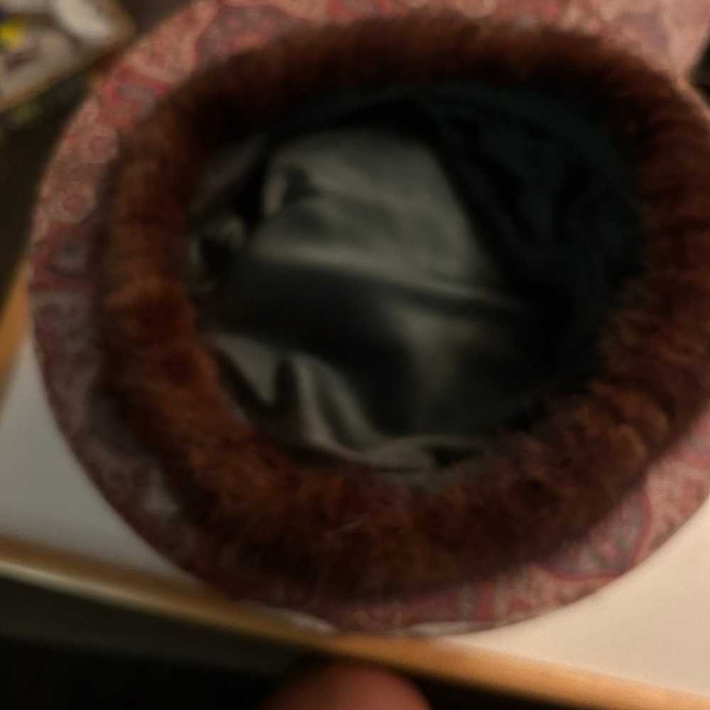 Vintage mink hat - image 3