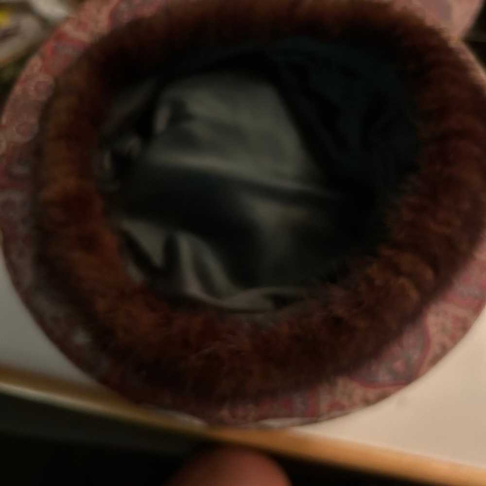 Vintage mink hat - image 4