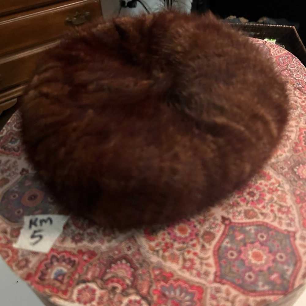 Vintage mink hat - image 5