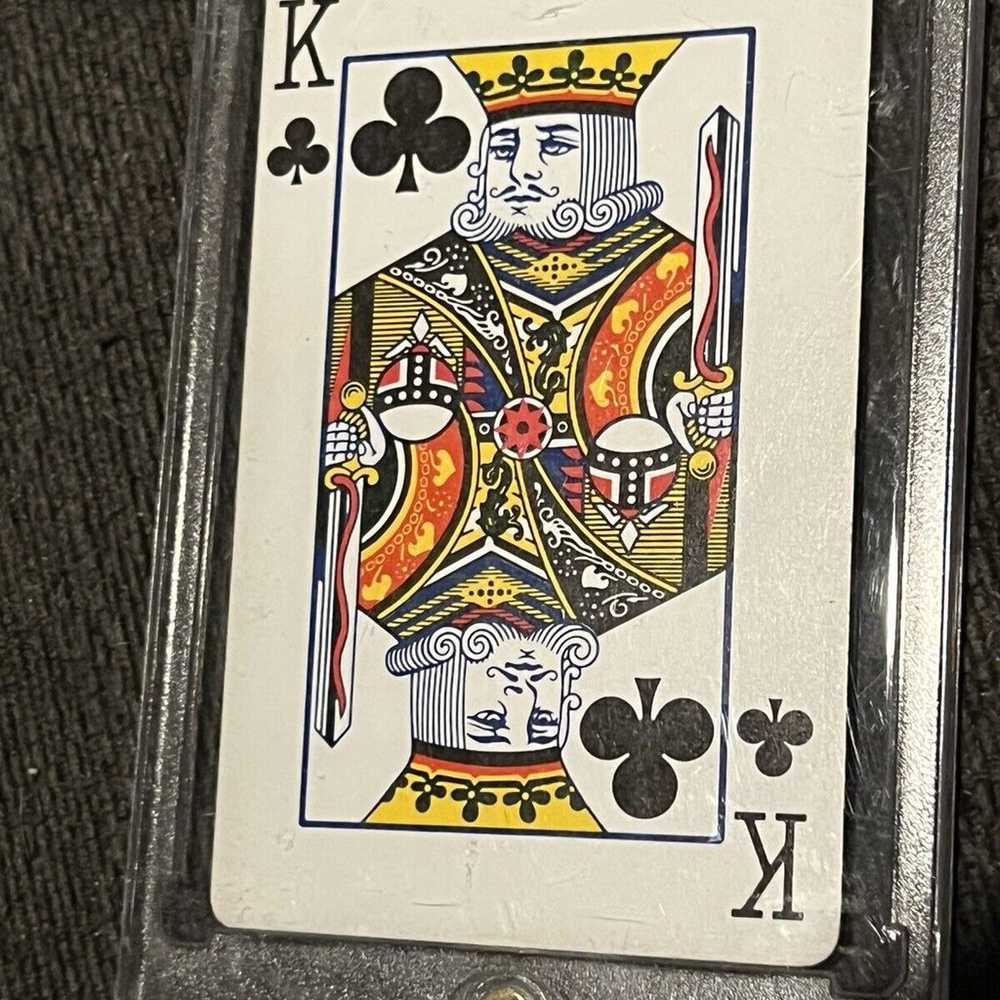 Vintage GIVENCHY designer playing card King Of Cl… - image 2