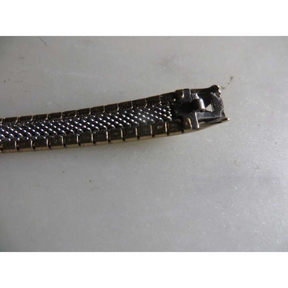 Ladies ADMIRAL  Vintage WATCH Mesh BAND GOLD Brac… - image 4