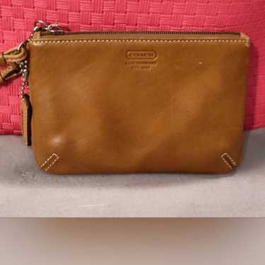 Vintage Coach Leather Wristlet