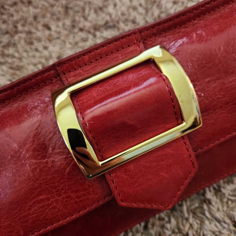 Anne Klein leather clutch /wristlet - image 2