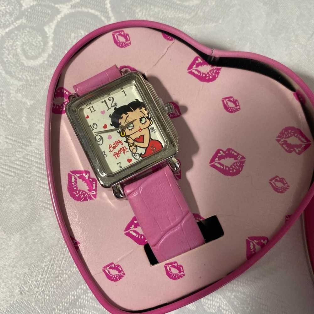 Vintage Women's Betty Boop Watch in Metal Collect… - image 2