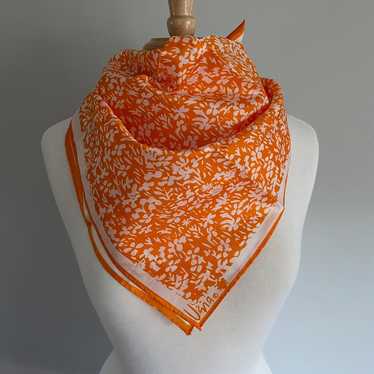 Oversized Vintage Vena Silk Scarf