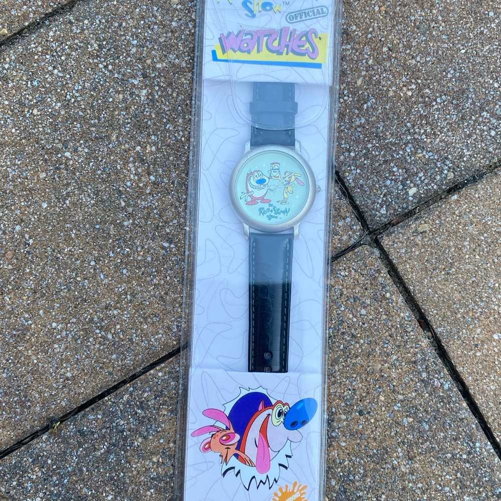 Vintage 1992 Ren & Stimpy Watch Needs Batteries O… - image 1