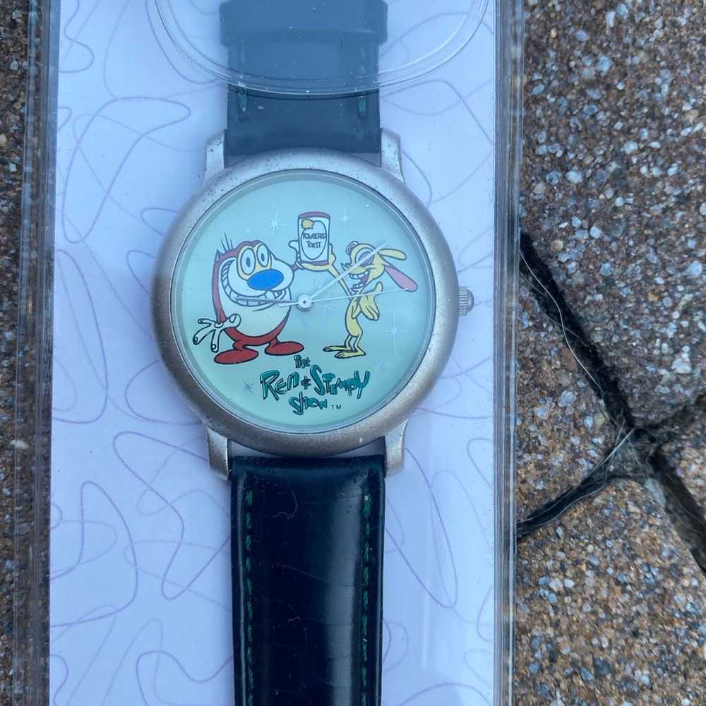 Vintage 1992 Ren & Stimpy Watch Needs Batteries O… - image 3