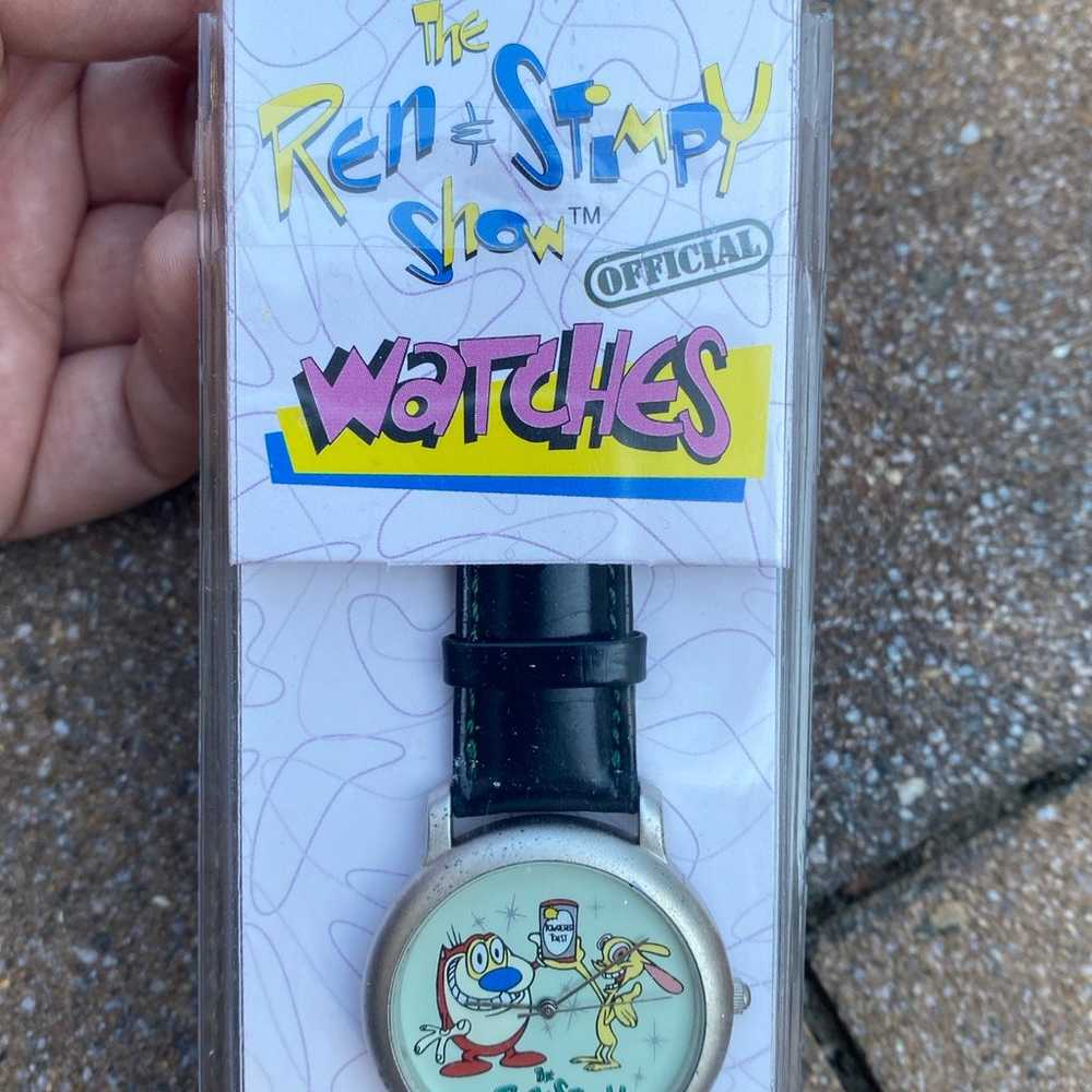 Vintage 1992 Ren & Stimpy Watch Needs Batteries O… - image 4