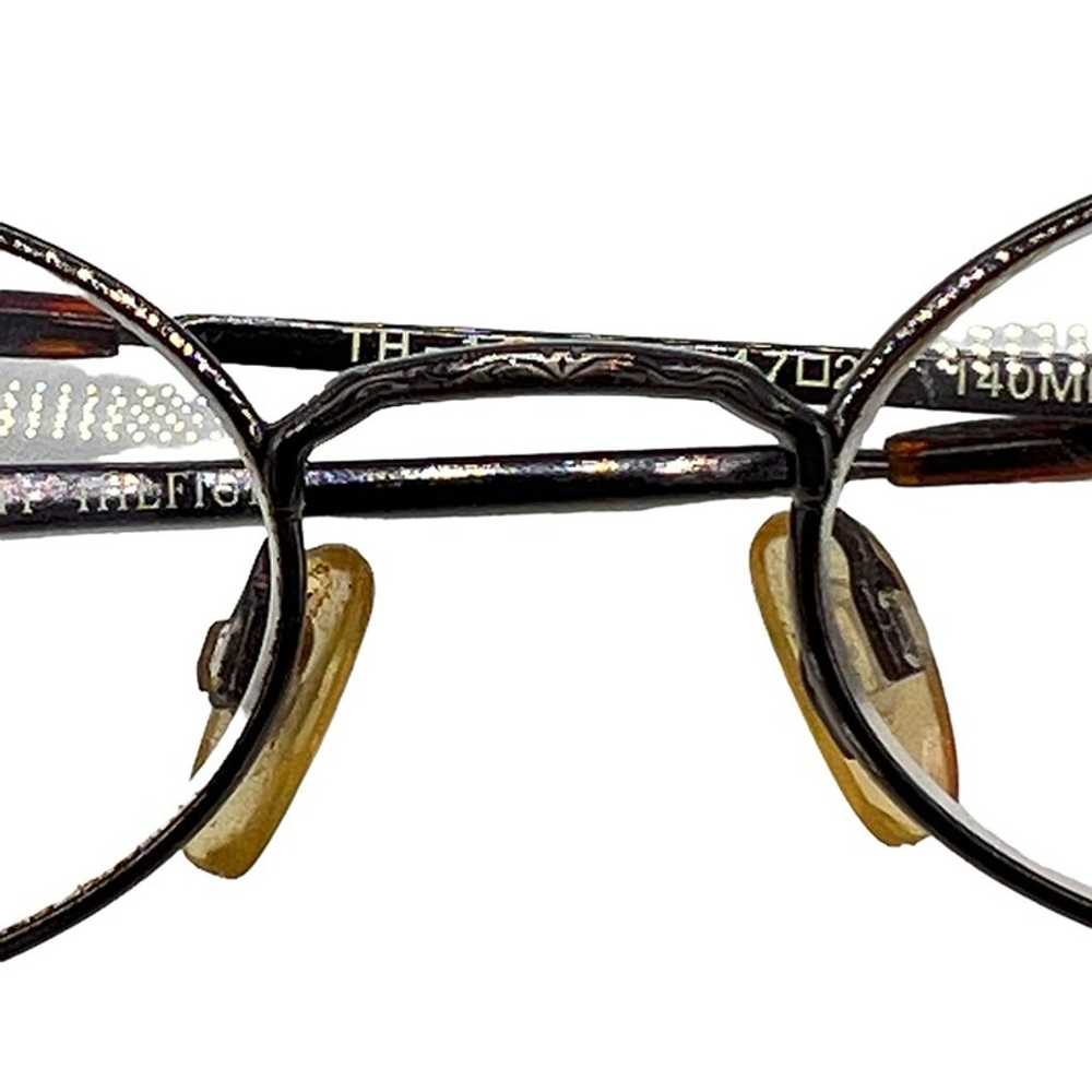 Vtg 90s Tommy Hilfiger Mini Frames Glasses Metal … - image 10