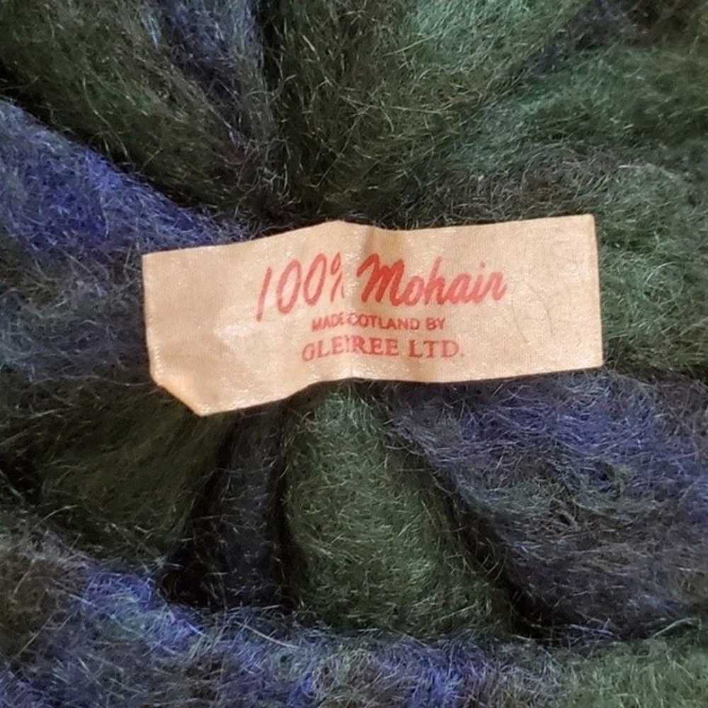 Glen Cree Vintage 1960's Scotland Mohair Green & … - image 3