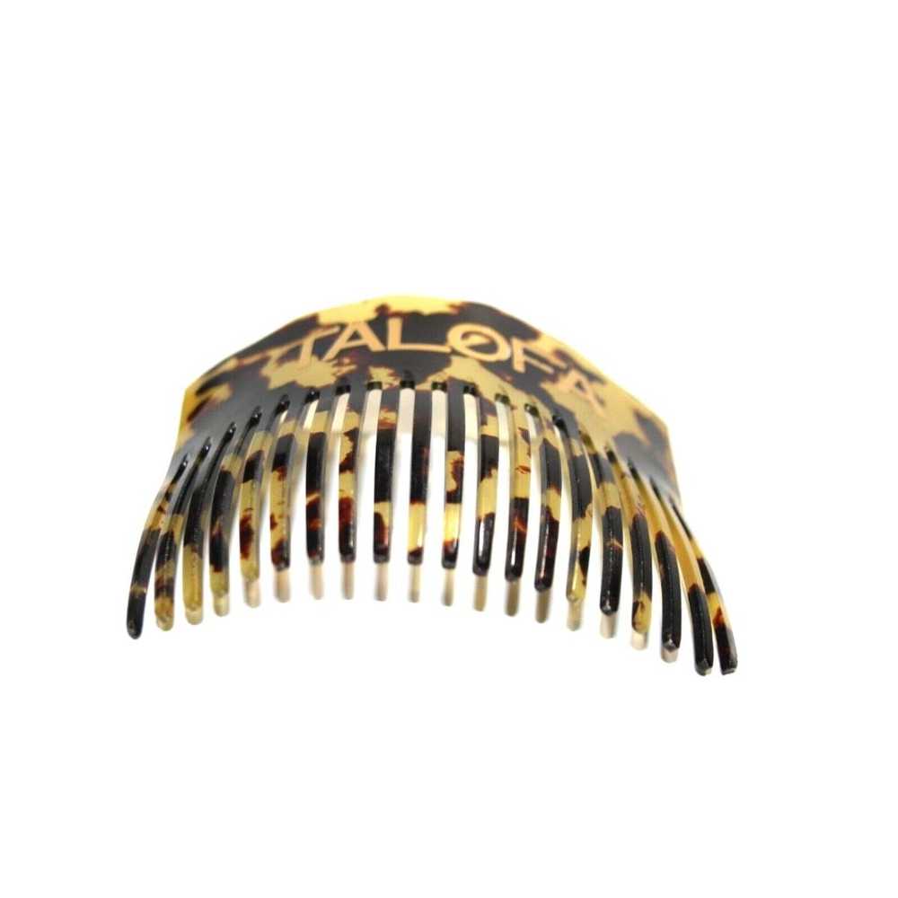 Hawaiian Samoan Talofa Faux Turtle Shell Comb Hai… - image 4