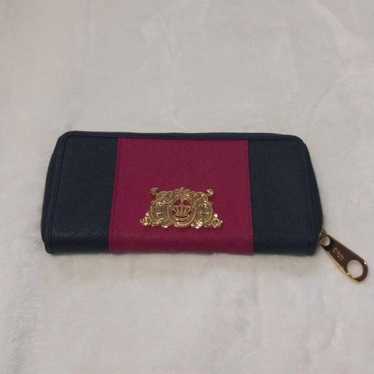 JUICY COUTURE LOS ANGELES VINTAGE WALLET. NAVY BLU