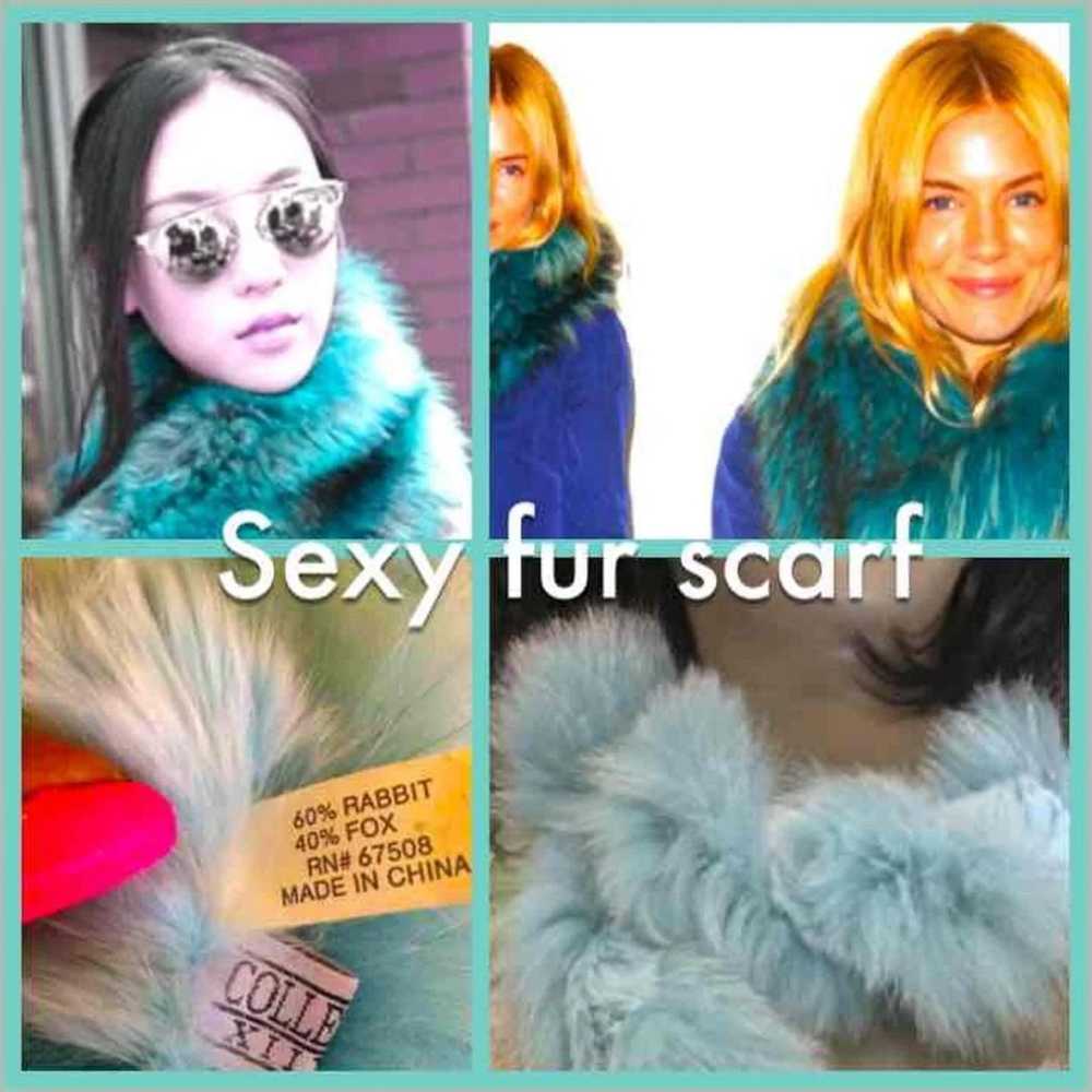 ✨Beautiful fur scarf wrap - image 4