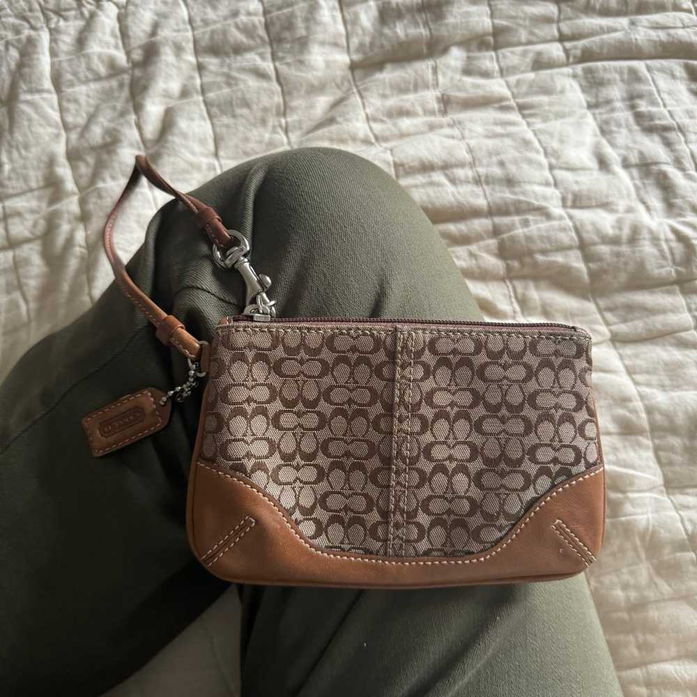 vintage coach wristlet - image 1