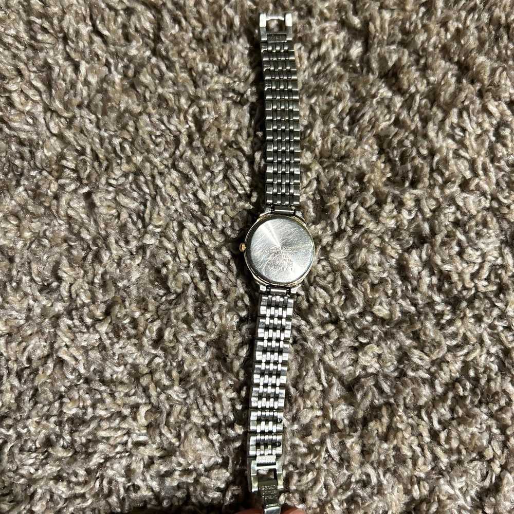 Seiko Gold and Silver Toned Bracelet Watch Vintag… - image 6