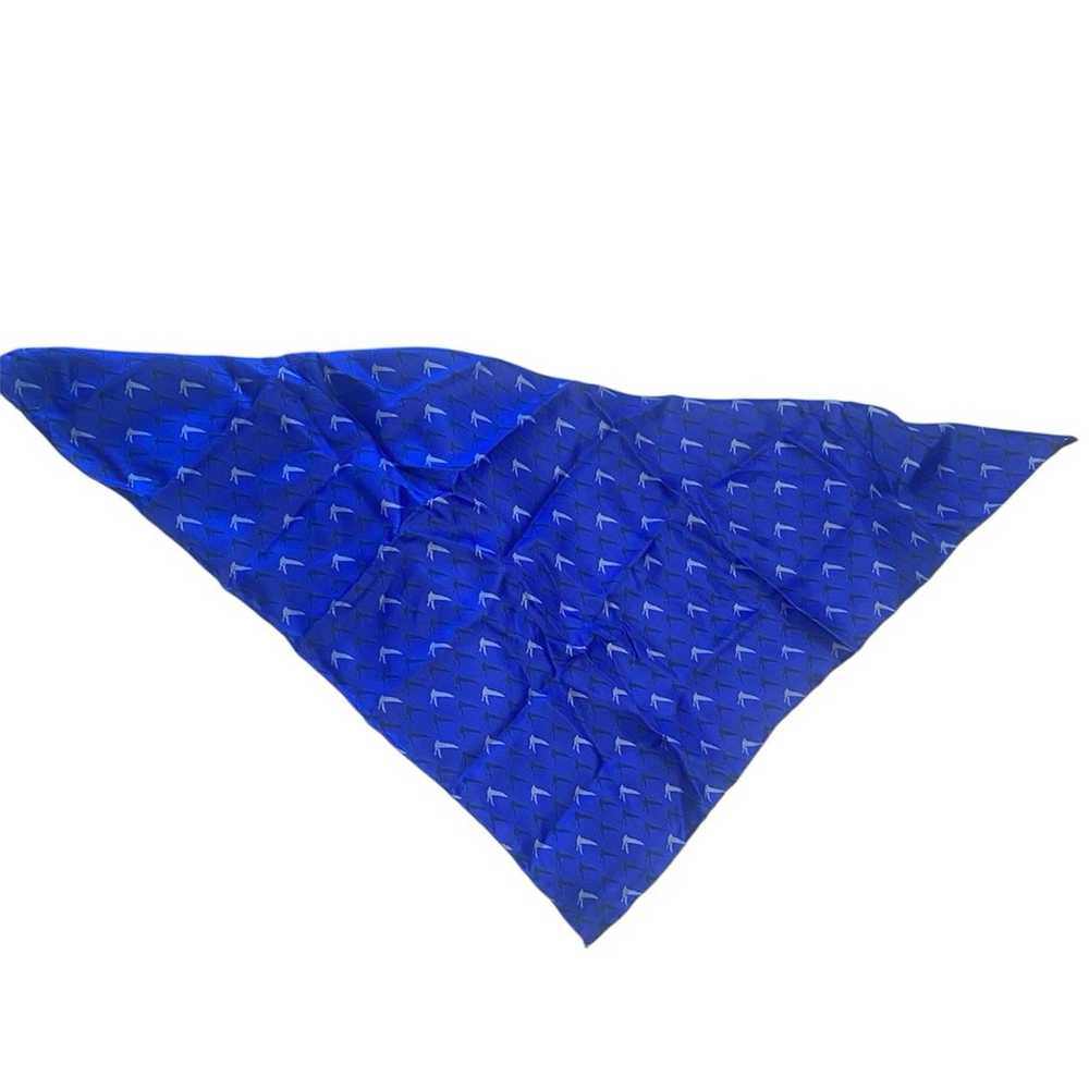 Grey Goose RARE Royal Blue Silk Scarf - image 1