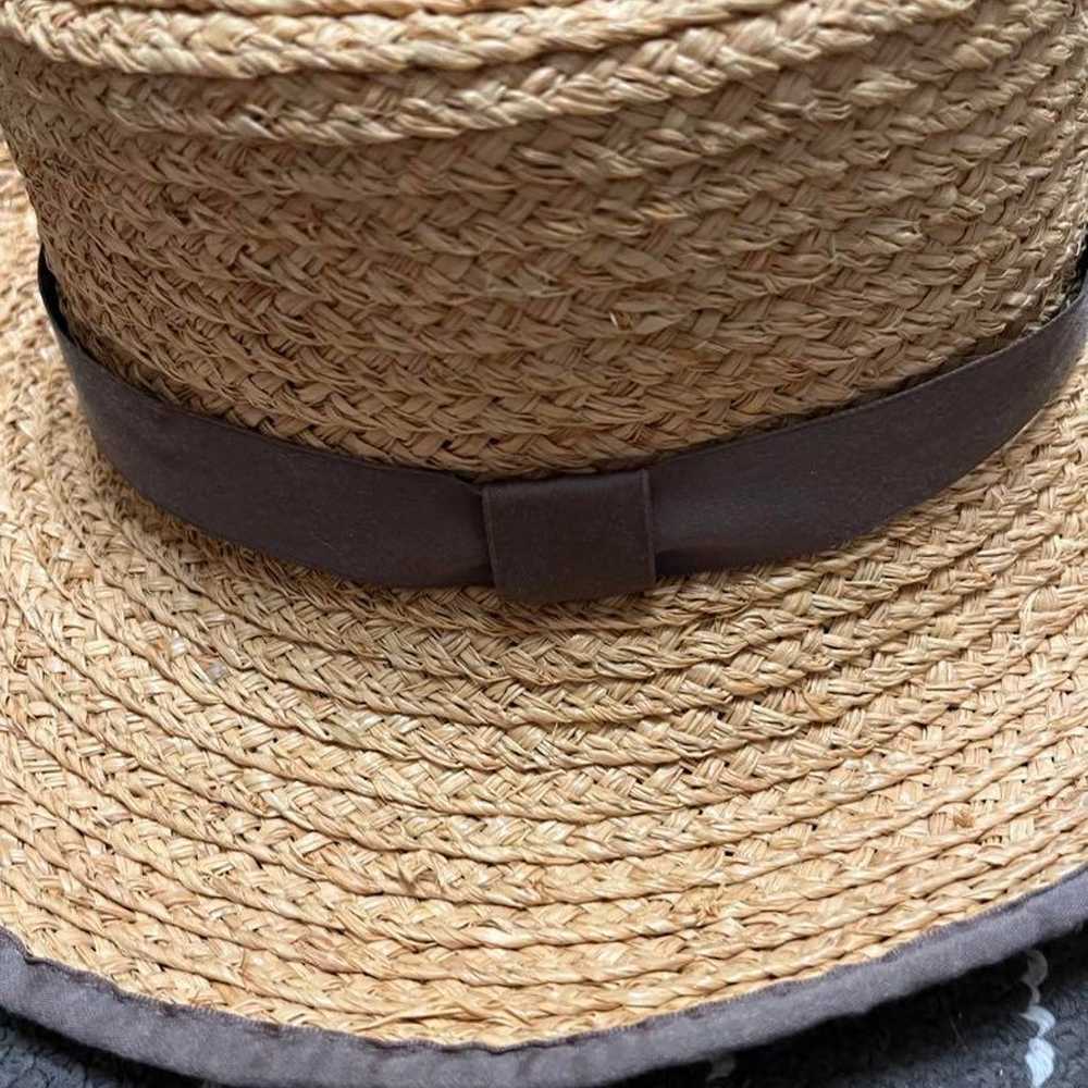 Only for trying on. Samantha Thavasa. Straw hat w… - image 2