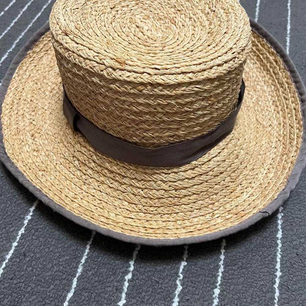 Only for trying on. Samantha Thavasa. Straw hat w… - image 3