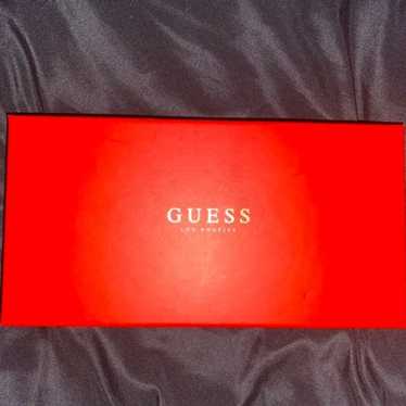 Guess wallet ( faux ostrich leather)