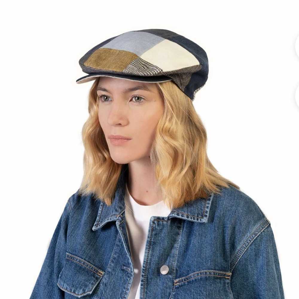 Vintage Hanna Hats Patchwork Linen (Unisex) - image 1