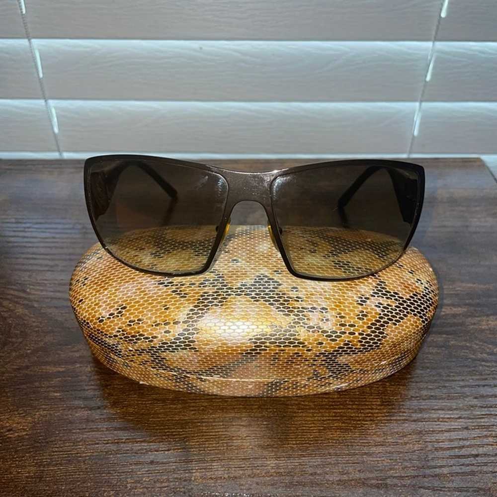 GUCCI VINTAGE BROWN METAL SUNGLASSES GG1821/S - image 1