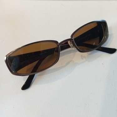 Vintage Valentino Faux Tortoise /Dark Bronze Sungl