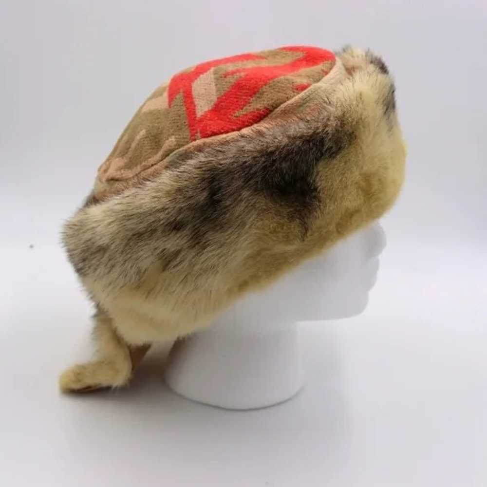 Vintage  Fur Hat with Tails - image 1