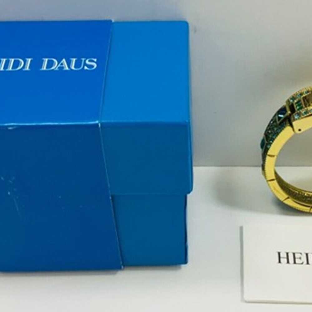 Vintage Heidi Daus Hinged Bangle Watch - image 1