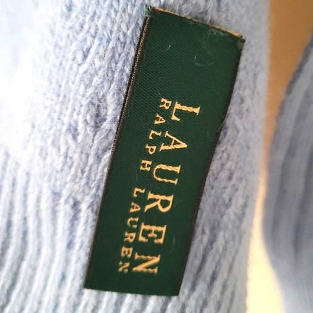 Vintage Lauren Ralph Lauren Periwinkle Blue Wool … - image 7