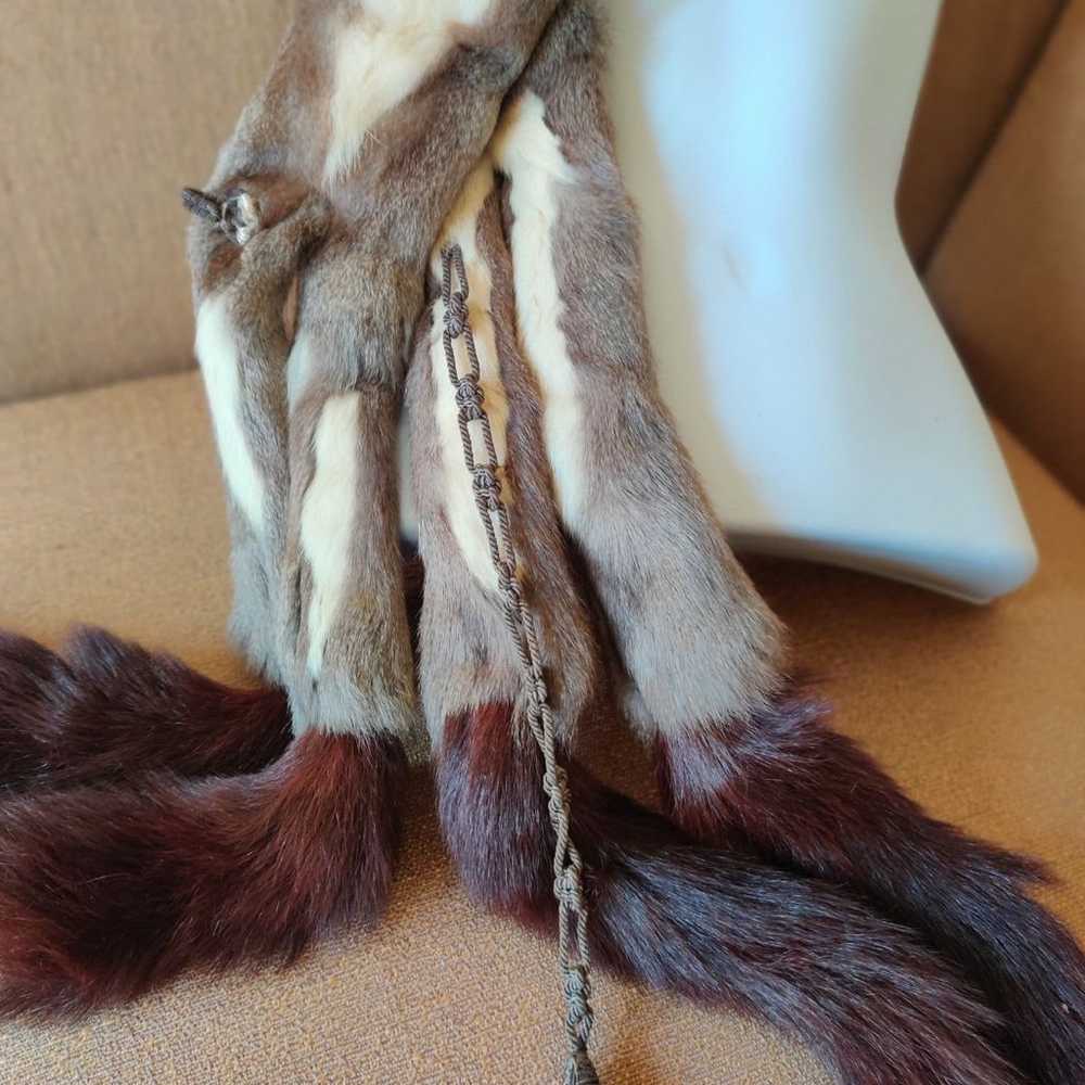 Authentic Vintage Mink Fur Collar - image 2