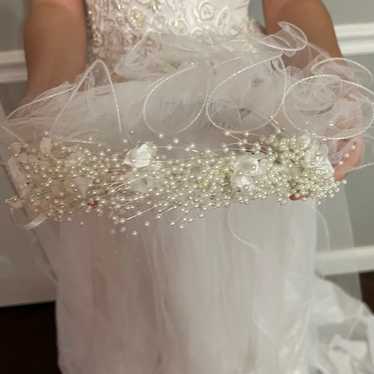 Vintage Bridal veil White - image 1