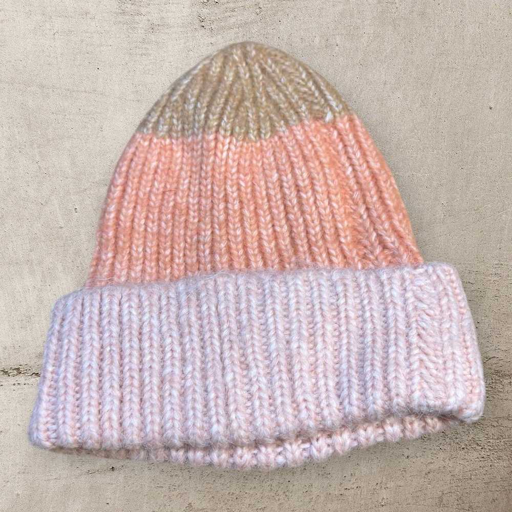 [0] Women's knit hat, loose and cute, knitted, ca… - image 1